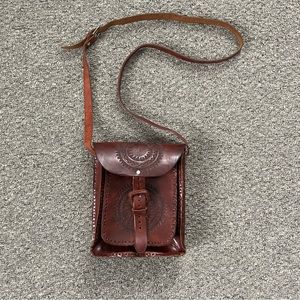 Mexican Leather Crossbody Bag